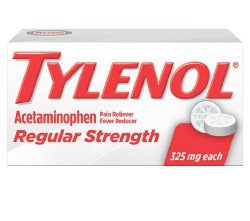 Pain Relief Tylenol® 325 mg Strength Acetaminophen Tablet 100 per Bottle