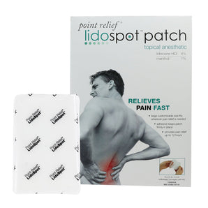 Topical Pain Relief LidoSpot™ 4% - 1% Strength Lidocaine / Menthol Patch 20 per Box