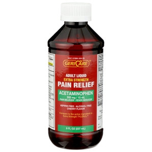 Pain Relief Geri-Care® 500 mg / 15 mL Strength Acetaminophen Liquid 8 oz.