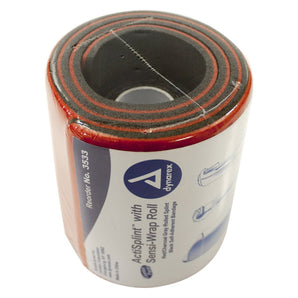 ActiSplint™ General Purpose Splint Rolled Splint Red / Charcoal Gray 4-1/4 X 36 Inch - Splint, 2 Inch X 5 Yard - Sensi-Wrap