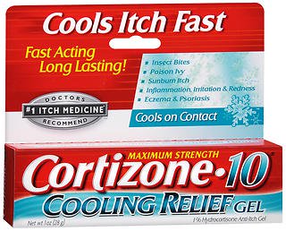 Itch Relief Cortizone 10® 1% Strength Gel 1 oz. Tube