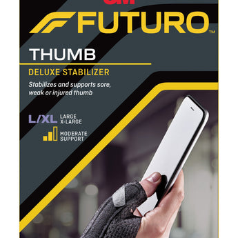 Thumb Stabilizer 3M™ Futuro™ Deluxe Adult Large / X-Large Lacing System Left or Right Hand Black