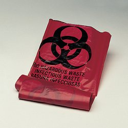 Biohazard Waste Bag Unimed - Midwest 1 gal. Red Bag 10-3/4 X 13-3/4 Inch