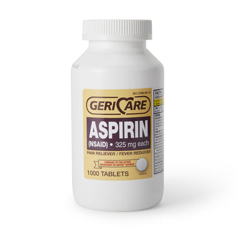 Pain Relief Quali-Tabs 325 mg Strength Aspirin Tablet 1,000 per Bottle