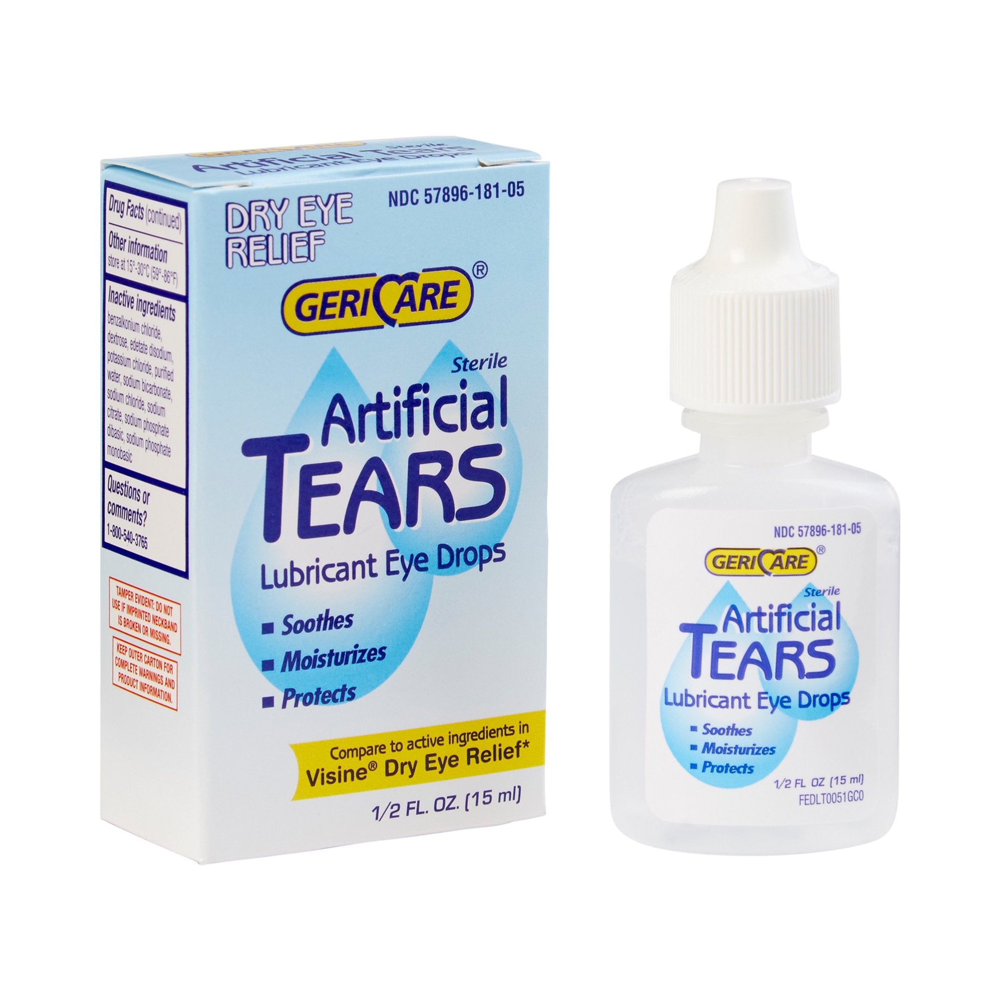 Eye Lubricant Geri-Care® 0.5 oz. Eye Drops