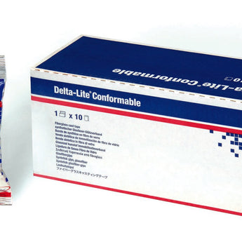 Cast Tape Delta-Lite® Conformable 3 Inch X 12 Foot Fiberglass Red