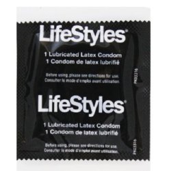 Condom Lifestyles® Tuxedo™ Lubricated One Size Fits Most 1,000 per Case