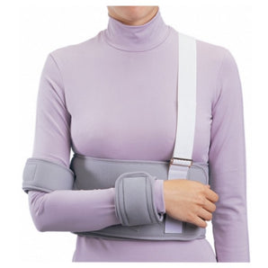 Shoulder / Arm Immobilizer PROCARE® One Size Fits Most Fiber Laminate Contact Closure Left or Right Arm