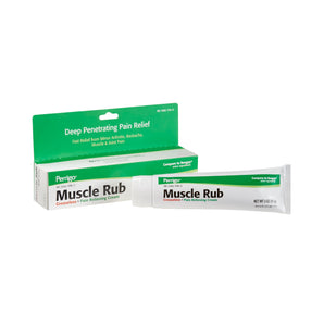 Topical Pain Relief Muscle Rub 10% - 15% Strength Menthol / Methyl Salicylate Cream 3 oz.