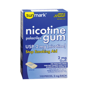 Stop Smoking Aid sunmark® 2 mg Strength Gum