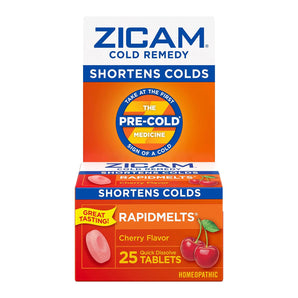 Cold and Cough Relief Zicam® 2X - 1X Strength Tablet 25 per Box