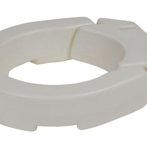 Raised Toilet Seat 3-1/2 Inch Height White 250 lbs. Weight Capacity