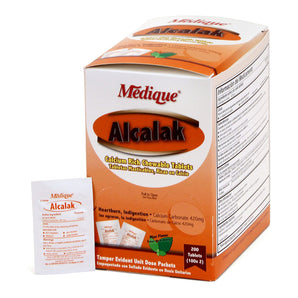 Antacid Alcalak 420 mg Strength Chewable Tablet 200 per Box