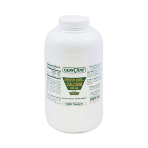 Joint Health Supplement Geri-Care® Calcium / Vitamin D 500 mg - 200 IU Strength Tablet 1,000 per Bottle