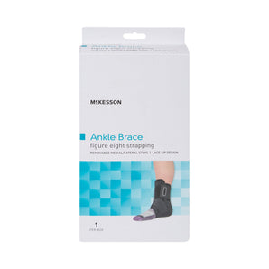 Ankle Brace McKesson Small Lace-Up / Figure-8 Strap / Hook and Loop Closure Foot