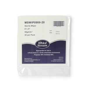 McKesson Cleanroom Wipes, 9 X 9 Inch