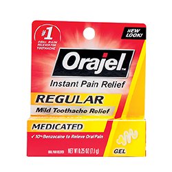 Oral Pain Relief Orajel® 20% Strength Benzocaine Oral Gel 0.25 oz.