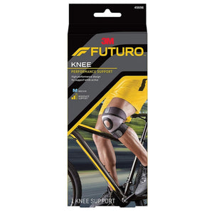 Knee Brace 3M™ Futuro™ Sport Moisture Control Medium Pull-On / Hook and Loop Strap Closure 15 to 17 Inch Knee Circumference Left or Right Knee
