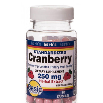 Dietary Supplement Cranberry Extract 250 mg - 30% Strength Capsule 60 per Bottle