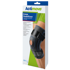 Knee Stabilizer Actimove® Sports Edition 3X-Large Pull-On / D-Ring / Hook and Loop Strap Closure 24 to 26 Inch Thigh Circumference Left or Right Knee