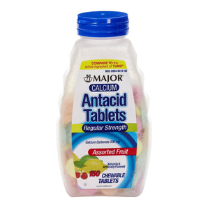 Antacid Major® Calcium 500 mg Strength Chewable Tablet 150 per Bottle
