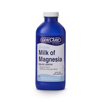 Laxative Geri-Care® Original Flavor Oral Suspension 16 oz. 400 mg / 5 mL Strength Magnesium Hydroxide