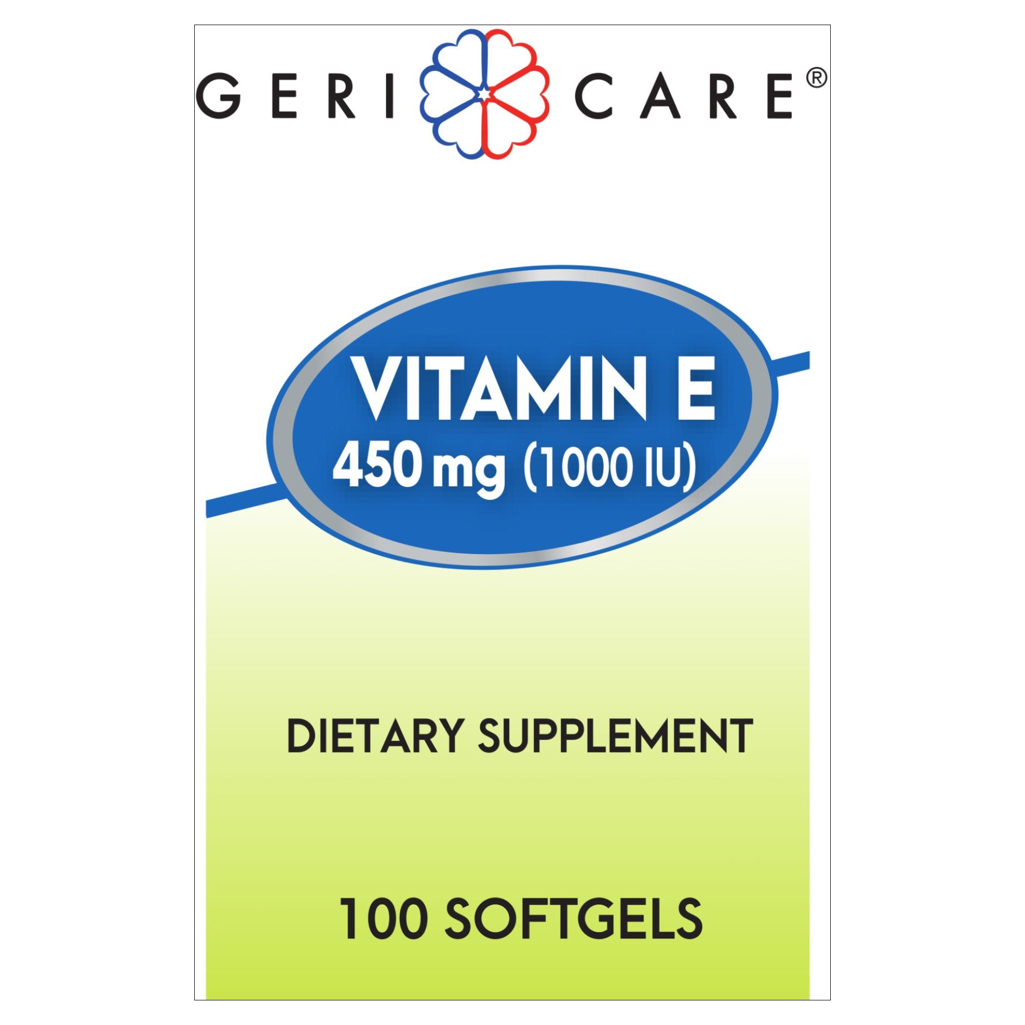 Vitamin Supplement McKesson Brand Vitamin E 1000 IU Strength Softgel 100 per Bottle