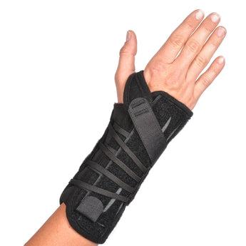 Wrist Brace Titan Wrist™ Aluminum / Nylon Right Hand Black Regular