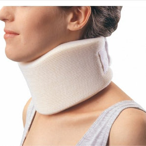 Cervical Collar ProCare® Form Fit™ Contoured / Medium Density Adult Large One-Piece 4-1/2 Inch Height 22-1/2 Inch Length 15 to 20 Inch Neck Circumference