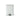McKesson Trash Can With Plastic Liner, Square, Steel, Step-On, 20 QT, White