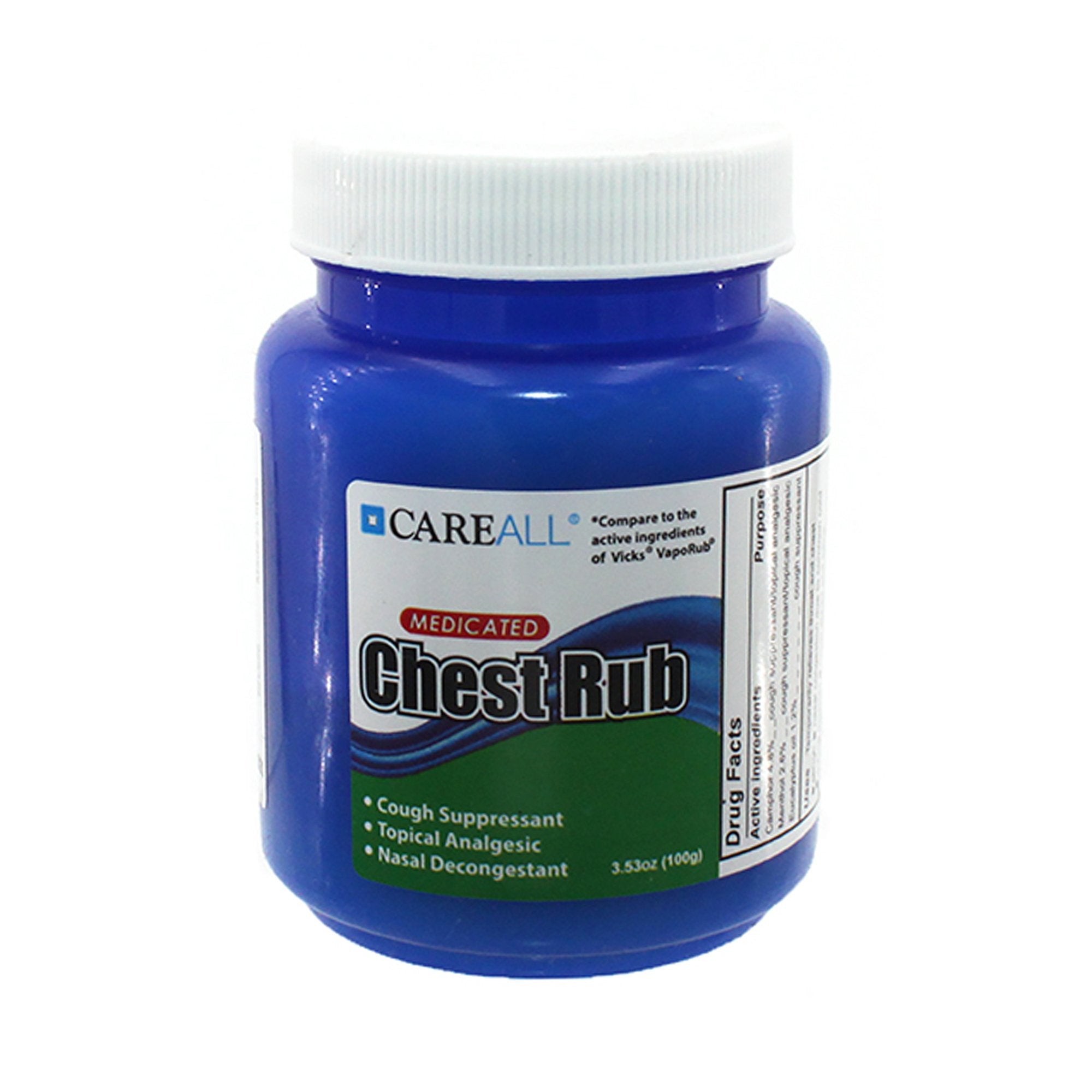 Chest Rub CareAll® 4.8% - 1.2% - 2.6% Strength Ointment 3.53 oz.
