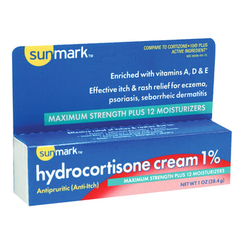 Itch Relief sunmark® 1% Strength Cream 1 oz. Tube