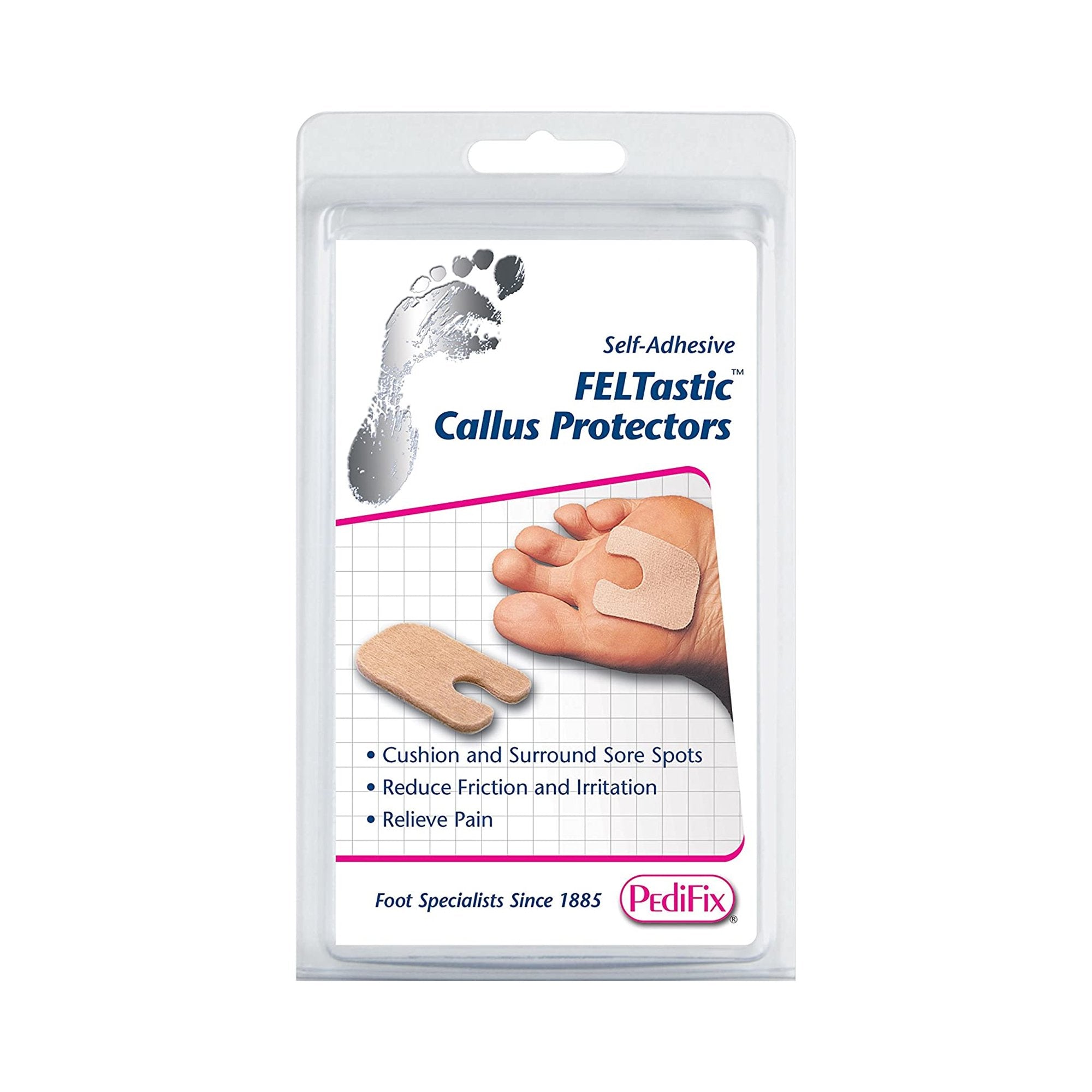 Callus Pad PediFix® FELTastic® One Size Fits Most Adhesive Foot