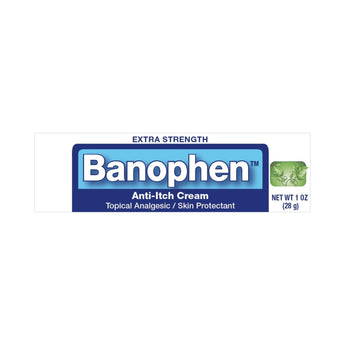 Itch Relief Banophen™ 2% - 0.1% Strength Cream 30 Gram Tube