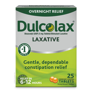 Laxative Dulcolax® Tablet 25 per Box 5 mg Strength Bisacodyl USP
