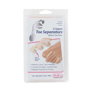 Toe Spacer Pedifix® Assorted Sizes Without Closure Toe