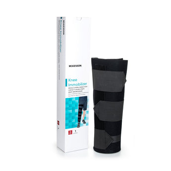 Knee Immobilizer McKesson One Size Fits Most Up to 29 Inch Thigh Circumference 16 Inch Length Left or Right Knee