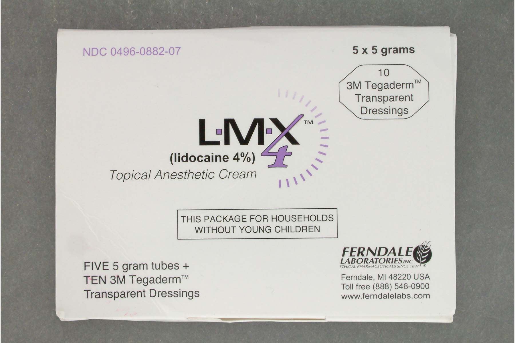 Topical Pain Relief LMX® 4 Plus® 4% Strength Lidocaine Cream 0.17 oz.