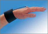Night Wrist Brace IMAK® RSI WrisTimer® PM Aluminum / Foam / Terry Cloth Left or Right Hand Black One Size Fits Most
