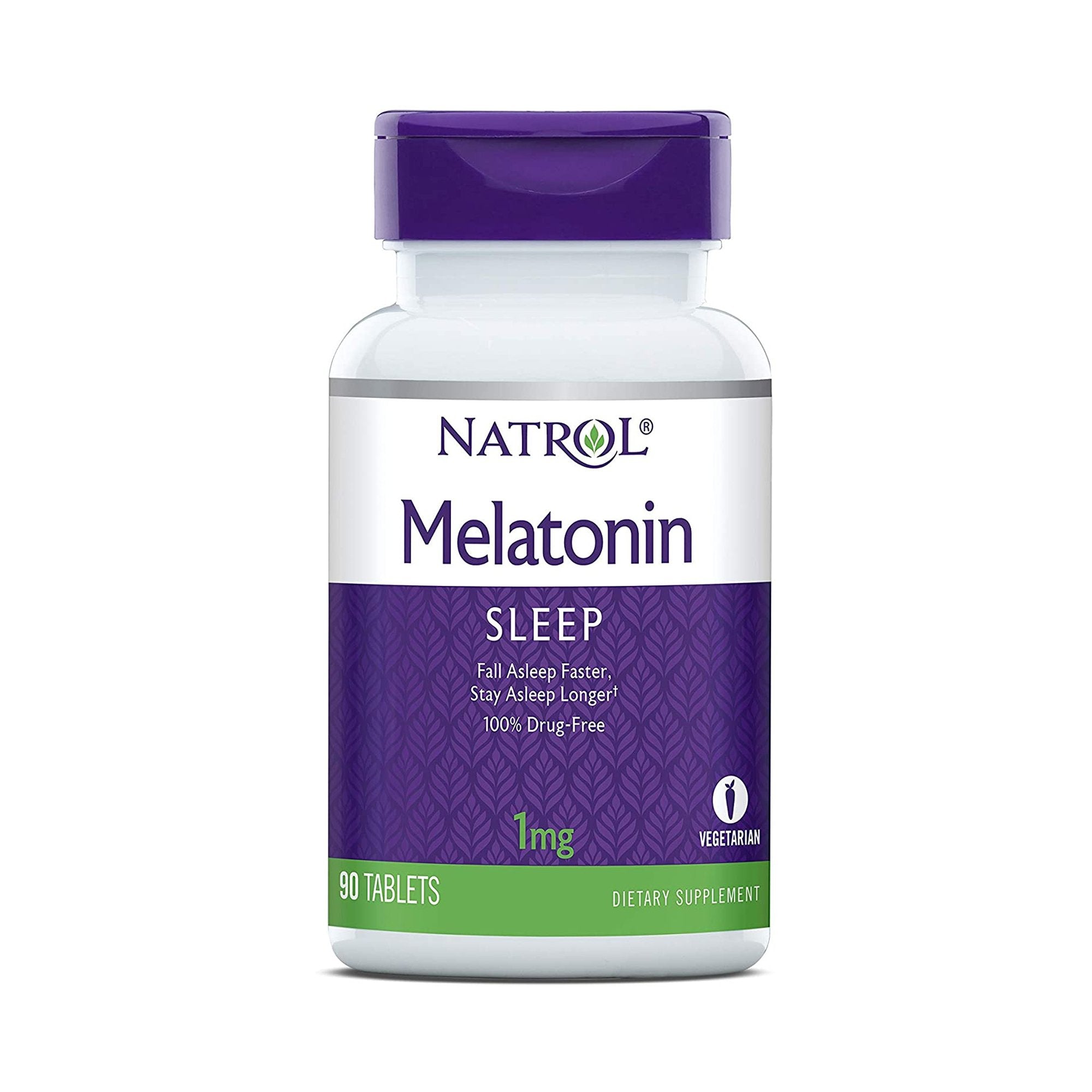 Natural Sleep Aid Natrol® 90 per Bottle Tablet 1 mg Strength