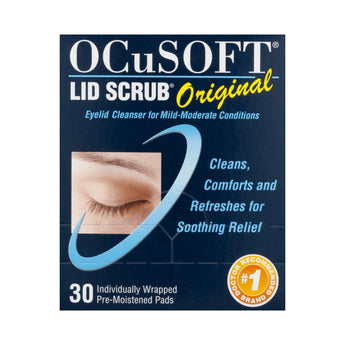 Eyelid Cleanser OCuSOFT® Lid Scrub® 30 per Box Wipe