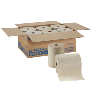 enMotion® Touchless Brown Paper Towel, 10 Inch x 800 Foot, 6 Rolls per Case