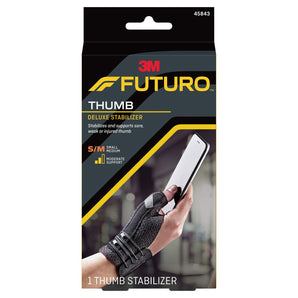 Thumb Stabilizer 3M™ Futuro™ Deluxe Adult Small / Medium Lacing System Left or Right Hand Black