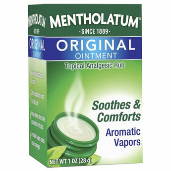 Topical Pain Relief Mentholatum® 9% - 1.3% Strength Camphor / Menthol Ointment 1 oz.